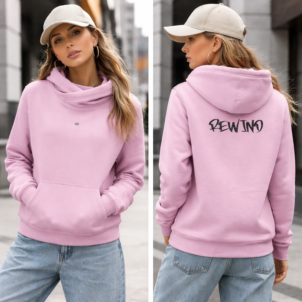 Cross Neck Hoodie
