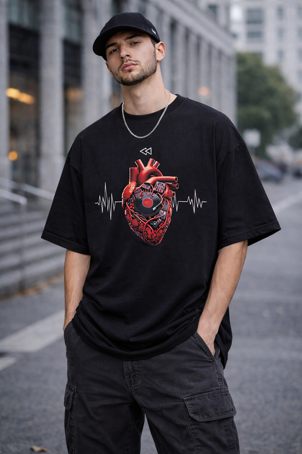 REWIND Heartbeat Oversized Street T-Shirt